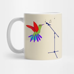 Colorful Bird and Microphone Mug